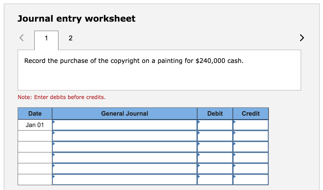 Solved Exercise 819 Amortization of intangible assets LO P4