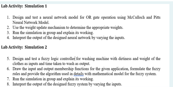 Solved Lab Activity: Simulation 1 1. Design and test a | Chegg.com