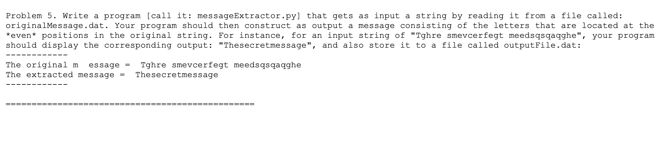 Solved Using the python programming language. Please provide | Chegg.com
