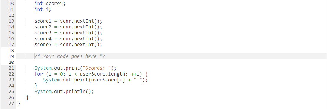 Solved Five integers are read from input into five | Chegg.com