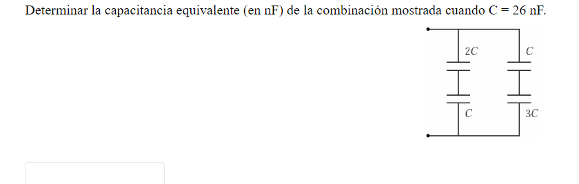 \( \mathrm{C}=26 \mathrm{nF} \)