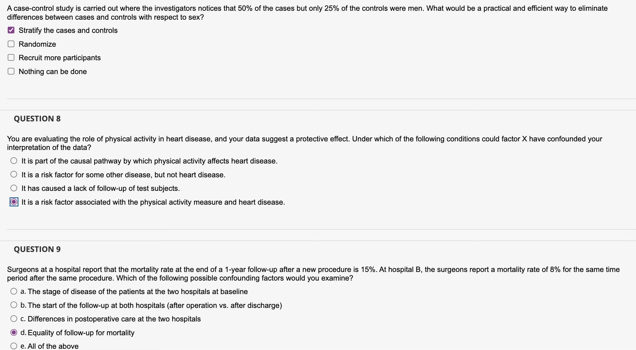 Solved A case-control study is carried out where the | Chegg.com