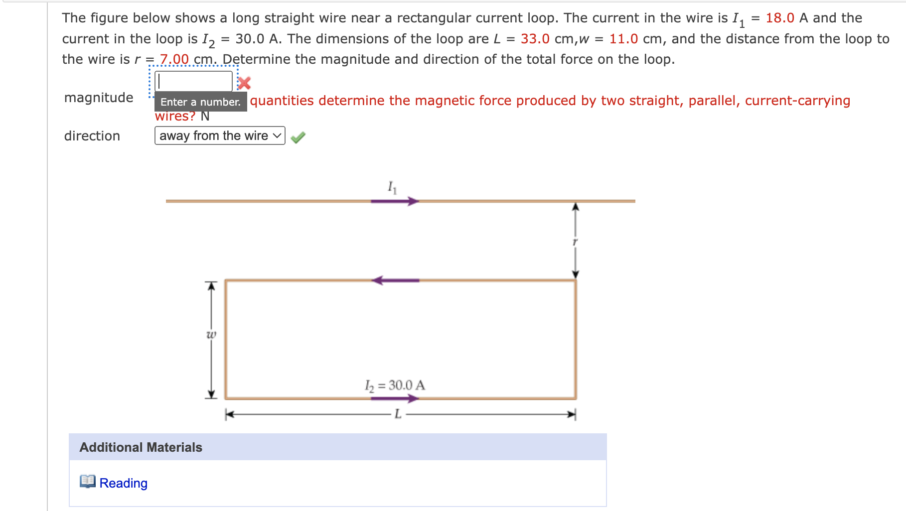 Solved The Figure Below Shows A Long Straight Wire Near A | Chegg.com