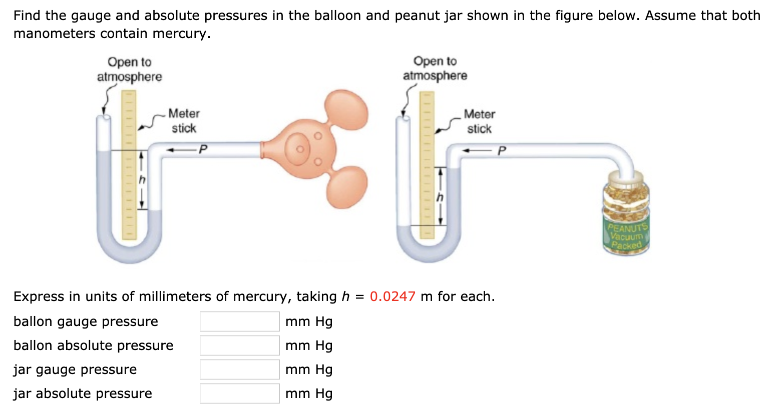 absolute pressure meter