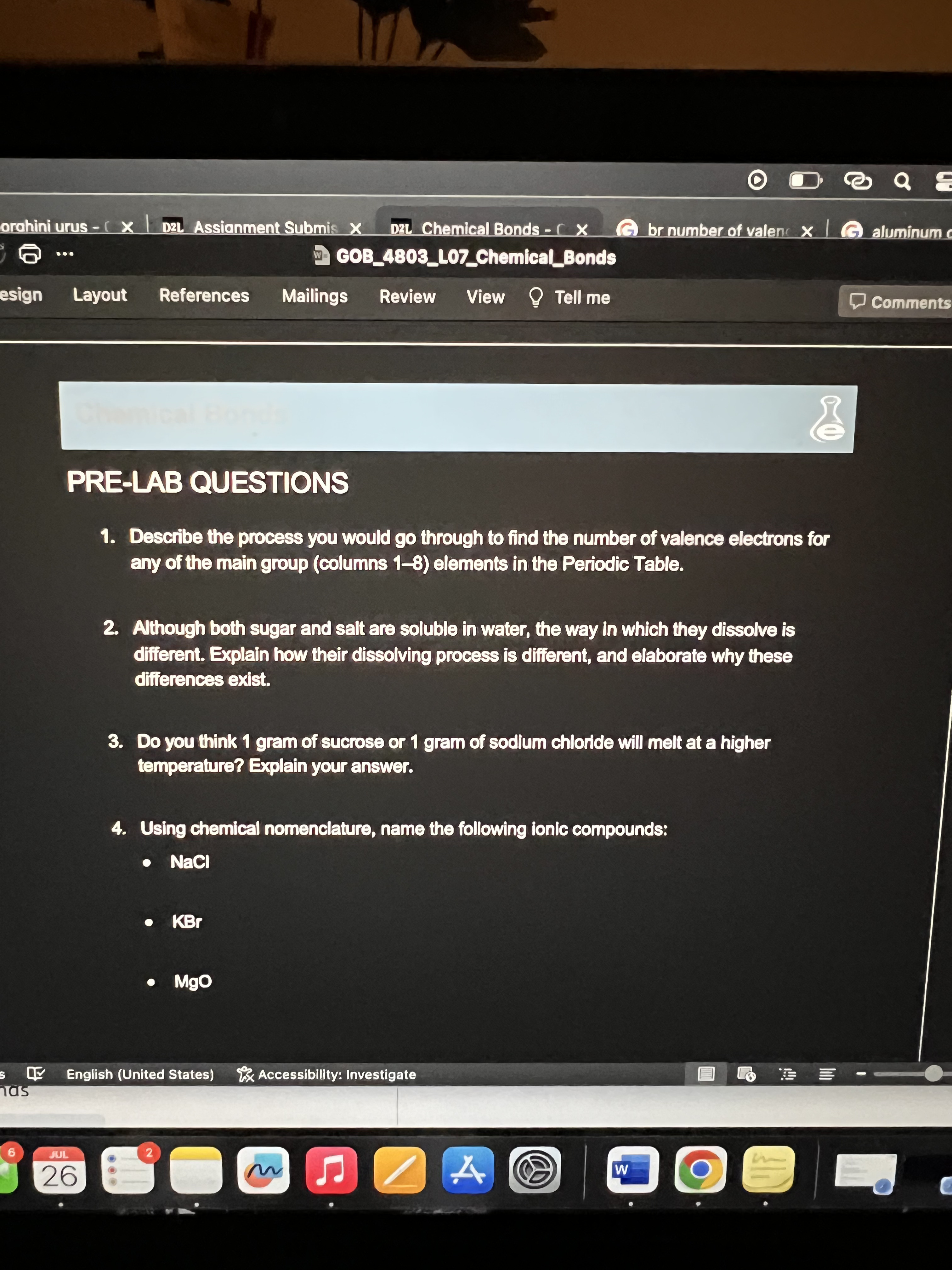 Solved PRE-LAB QUESTIONS 1. Describe the process you would | Chegg.com