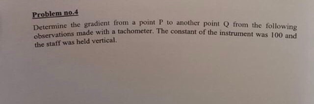 Solved Problem no.4 ine the gradient from a point P to | Chegg.com
