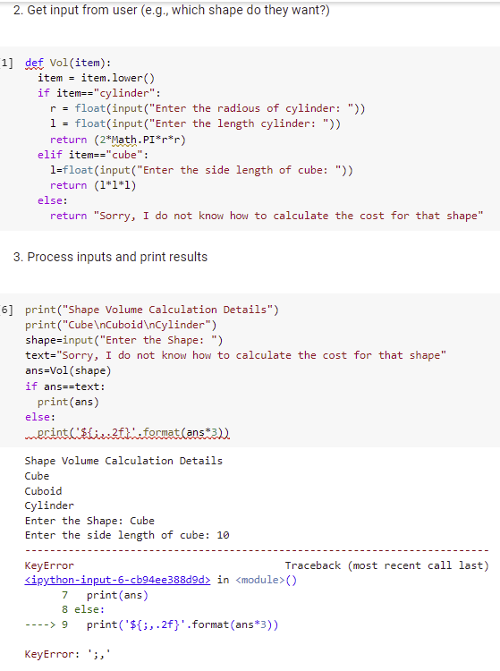 Solved The code I have used but pulling a error, was | Chegg.com