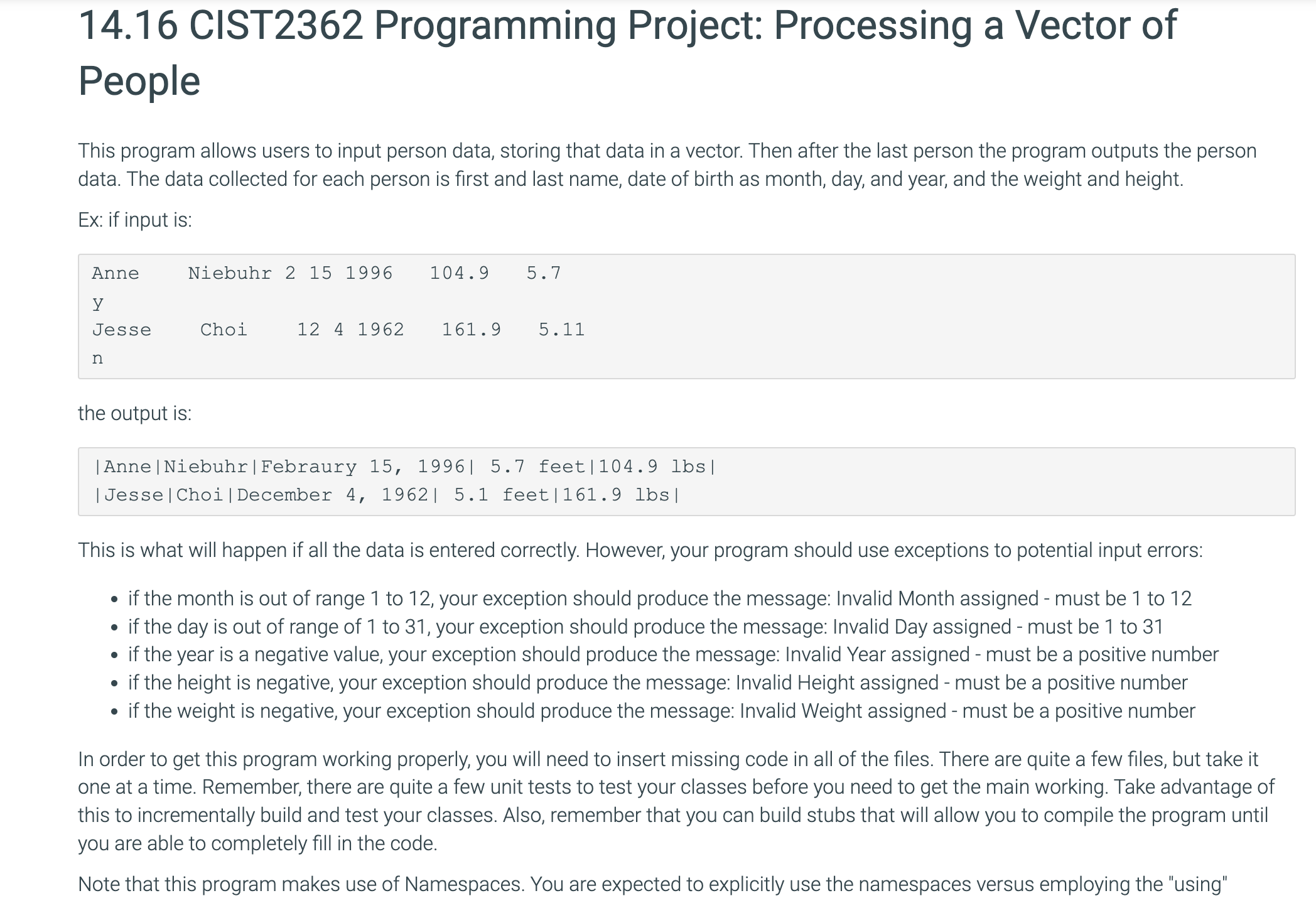 Solved i have an error and need help fixing it in c++ please | Chegg.com