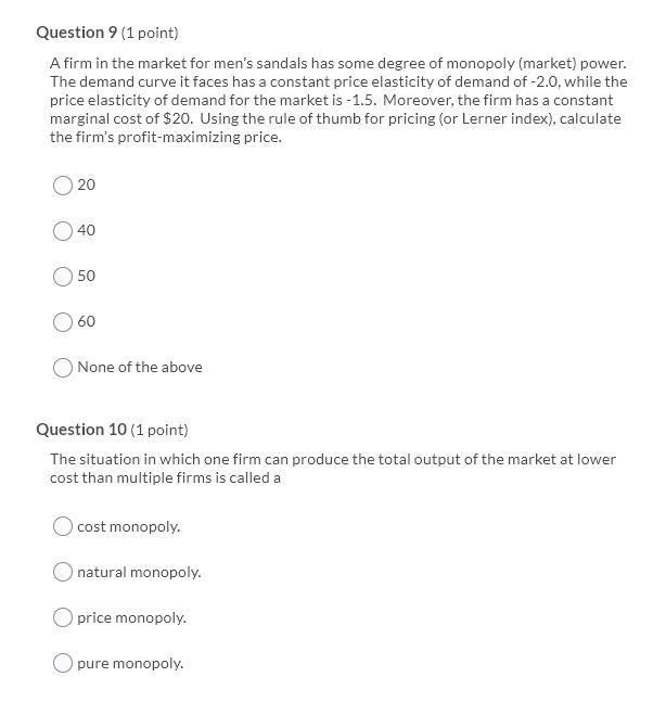 Solved A monopolist faces the inverse demand curve P = 400 - | Chegg.com