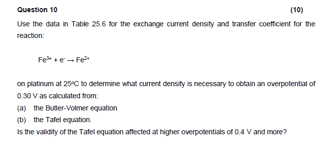 Question Use The Data In Table For The Chegg Com