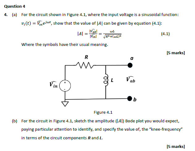 Solved انت Question 4 4. (a) For the circuit shown in Figure | Chegg.com