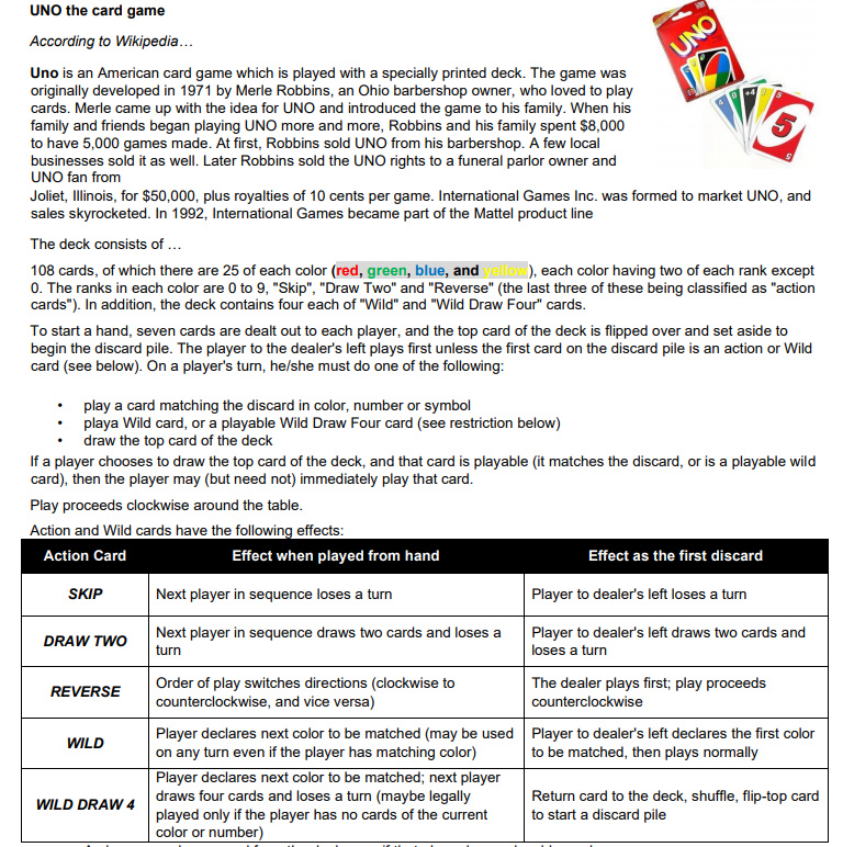 Uno Wild Cards Rules And Meaning - Learning Board Games