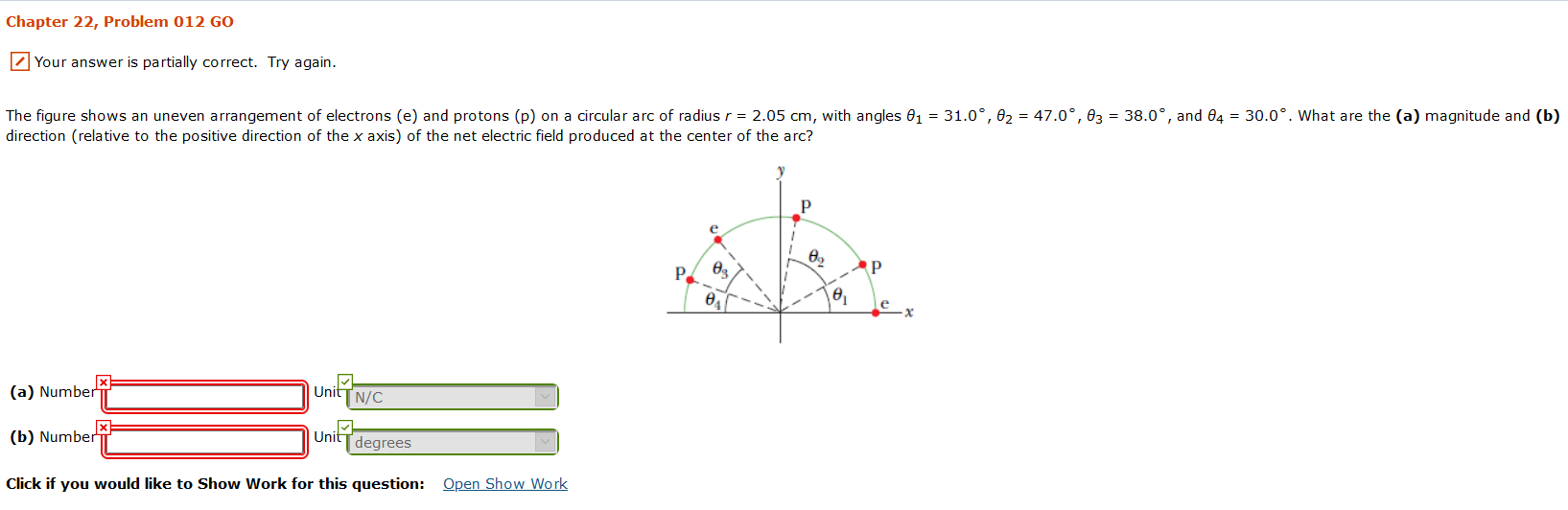 Solved Chapter 22, Problem 012 GO Your Answer Is Partially | Chegg.com