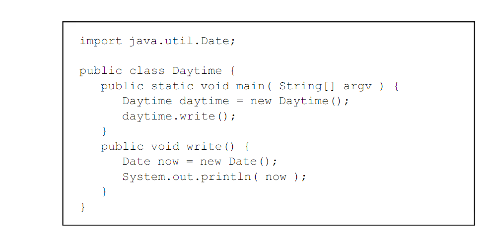 4. Draw a sequence diagram based on the Java code in | Chegg.com