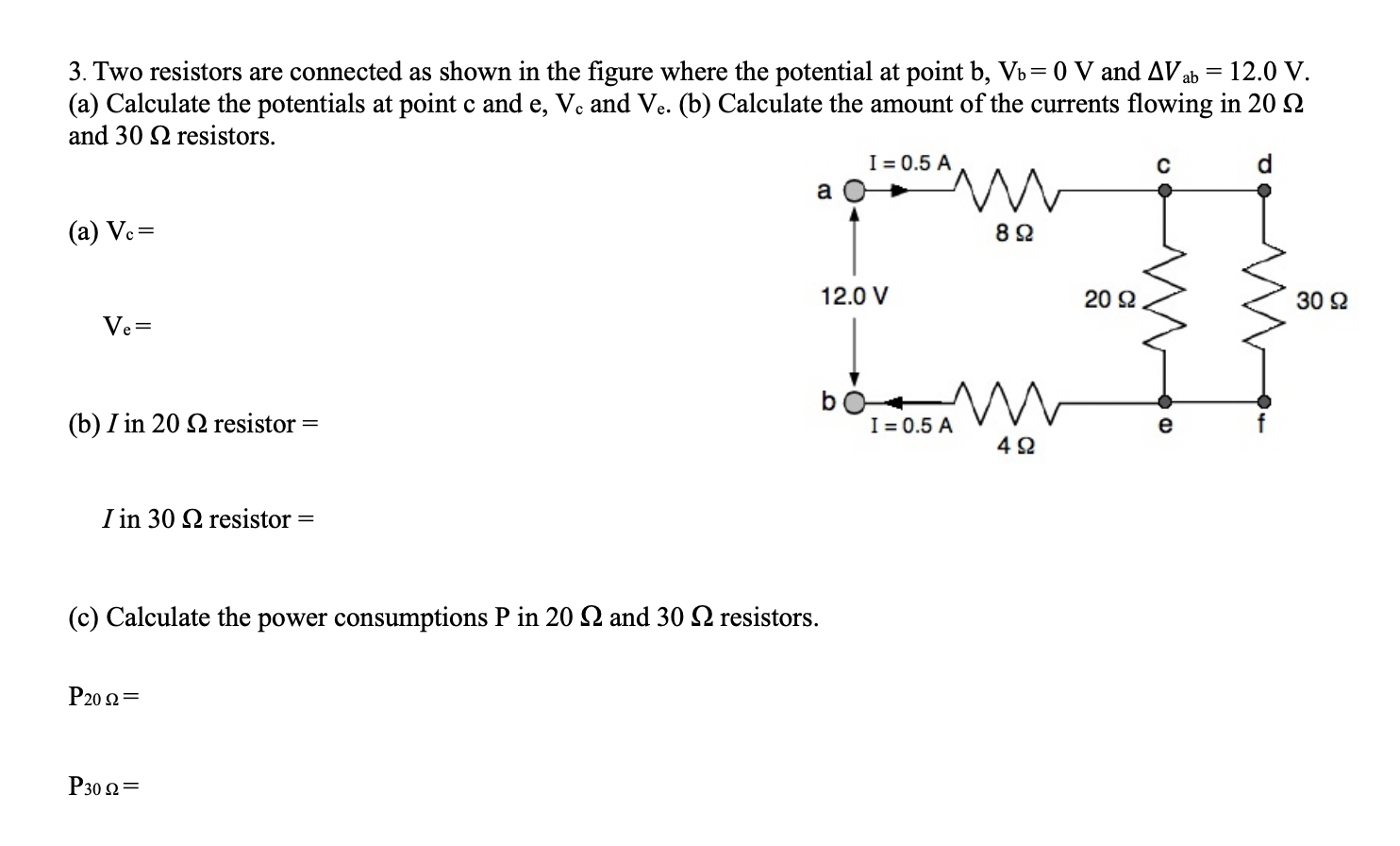 Solved Two resistors are connected as shown in the figure | Chegg.com