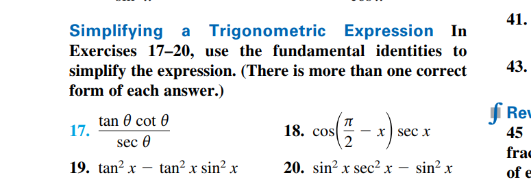 Question Video: Simplifying Trigonometric Expressions Using Cofunction and  Odd Identities