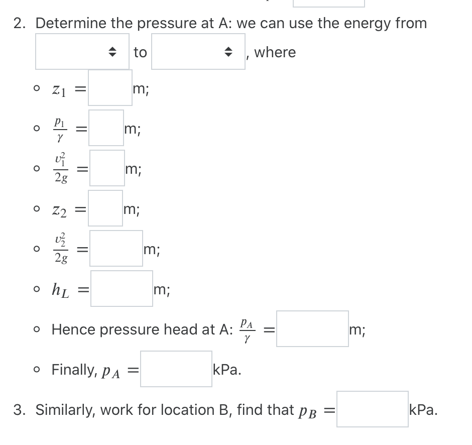 Solved For the system shown in Fig. the average velocity in | Chegg.com