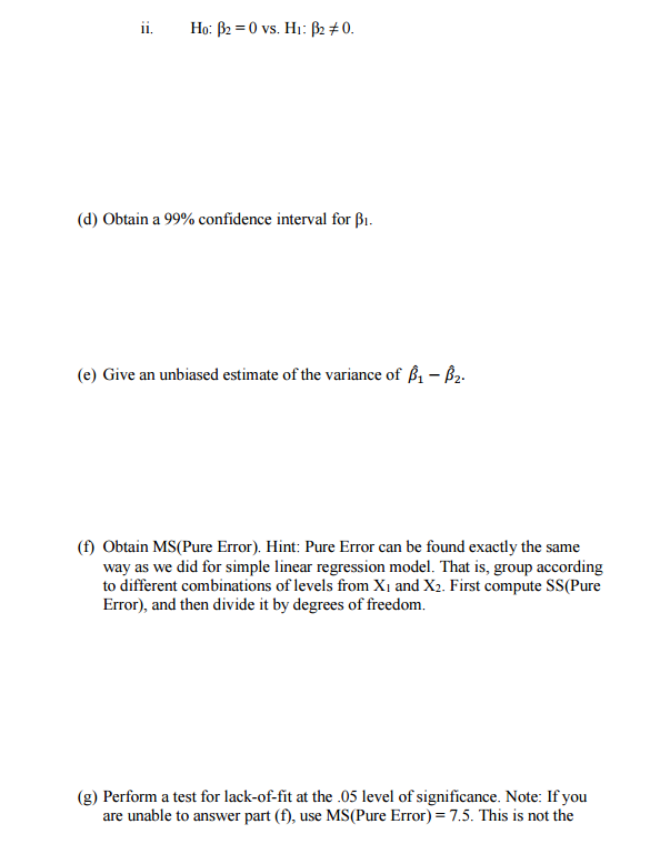 Solved 1. The data for this question consist of 12 | Chegg.com