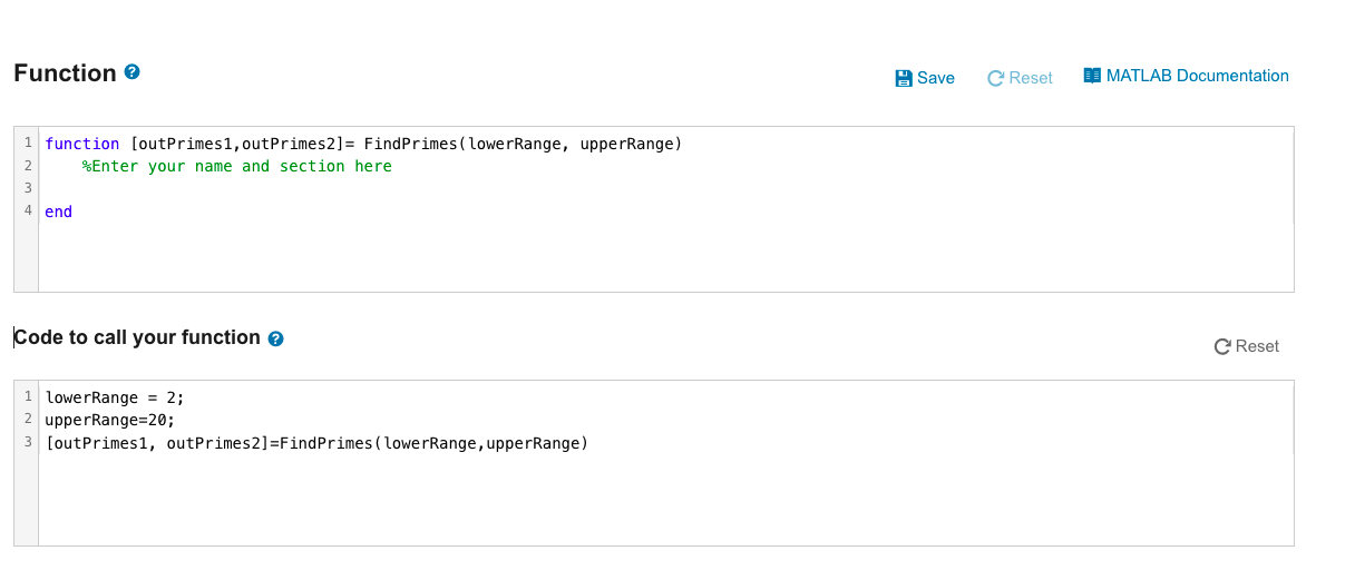 Solved Write a function called FindPrimes that takes 2 | Chegg.com