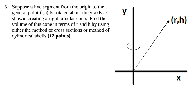 Solved Suppose a line segment from the origin to thegeneral | Chegg.com