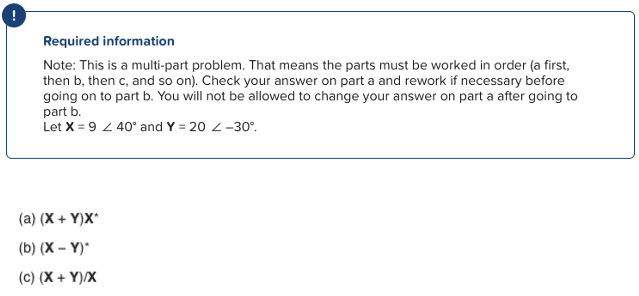 Solved ! Required information Note: This is a multi-part | Chegg.com
