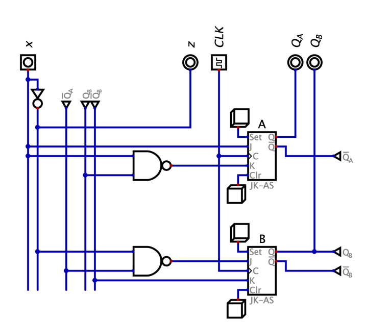 Solved 1. Turn the initial logic diagram into a schematic by | Chegg.com