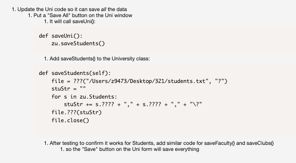 Solved Step 1 - Classes 1 - Nov 14 1. make Classes 1. | Chegg.com