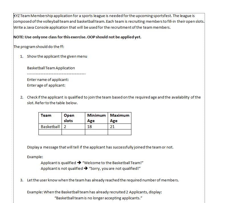 solved-kyz-team-membership-application-for-a-sports-league-chegg