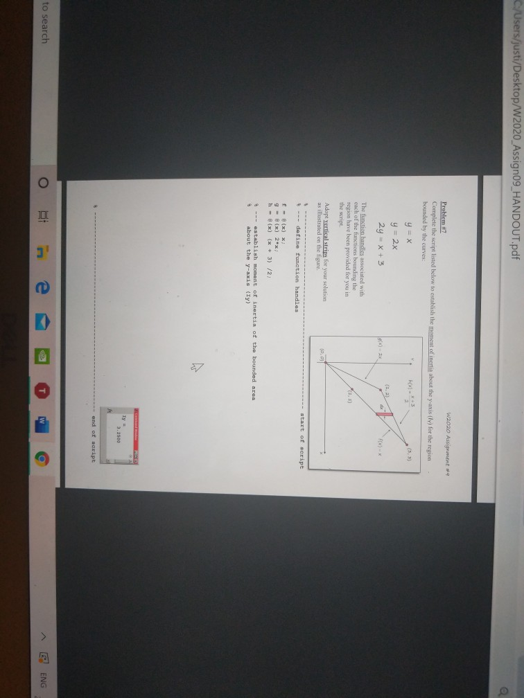 Problem #7 Complete the script listed below to | Chegg.com