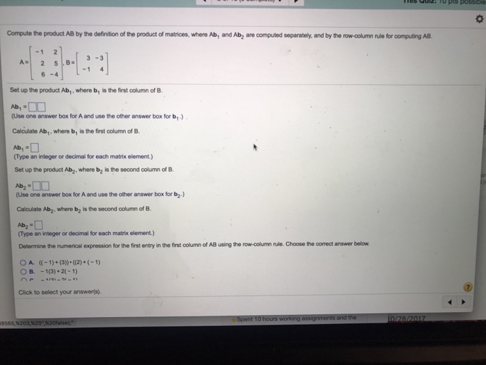 Algebra Archive | November 04 2017 | Chegg.com