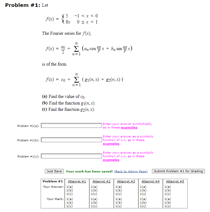 Solved Please answer all the parts | Chegg.com