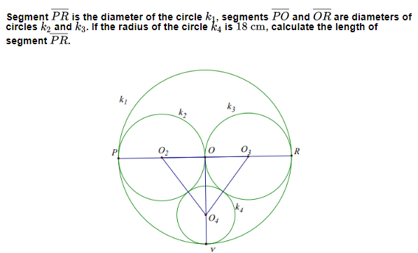 Solved Segment PR is the diameter of the circle ky, segments | Chegg.com