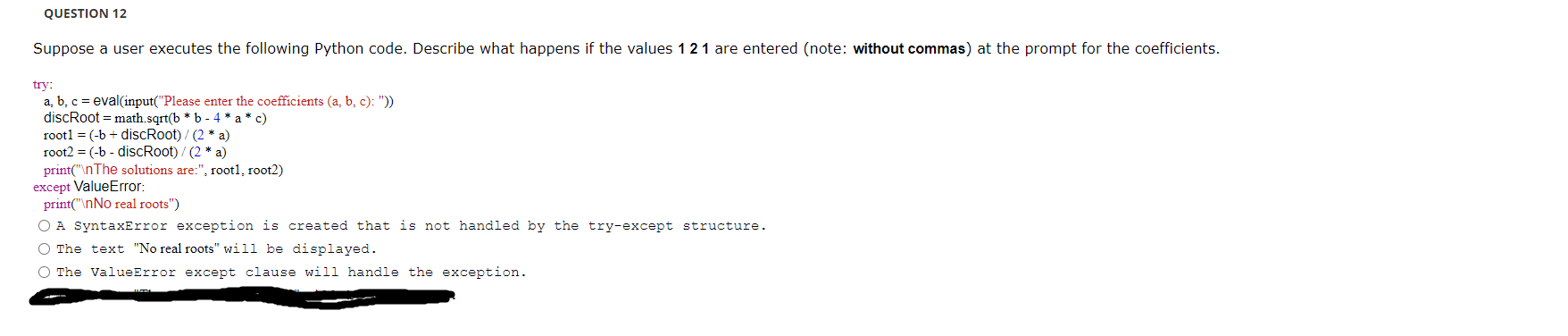 Solved PYTHON PROGRAMMING (This is a Practice Quiz.) I | Chegg.com