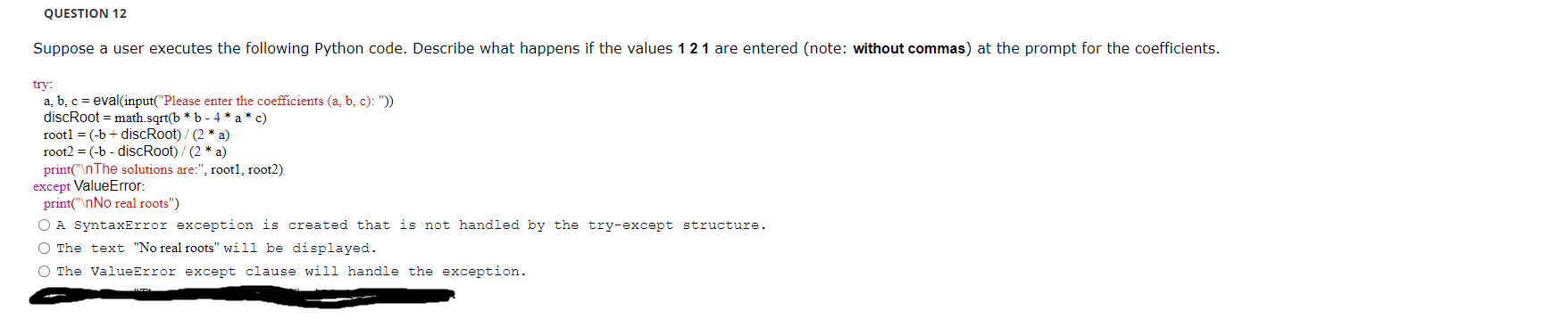 Solved PYTHON PROGRAMMING (This Is A Practice Quiz.) I | Chegg.com