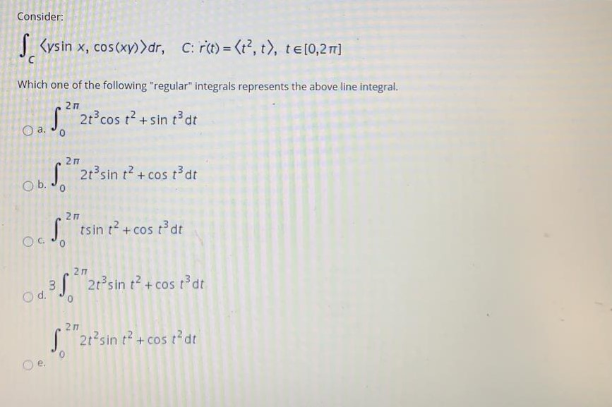 Solved Integral Subscript C Space Open Angle Brackets Y Sin Chegg