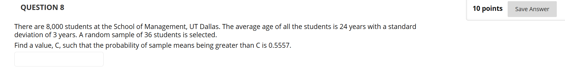 Solved QUESTION 8 10 points Save Answer There are 8,000 | Chegg.com