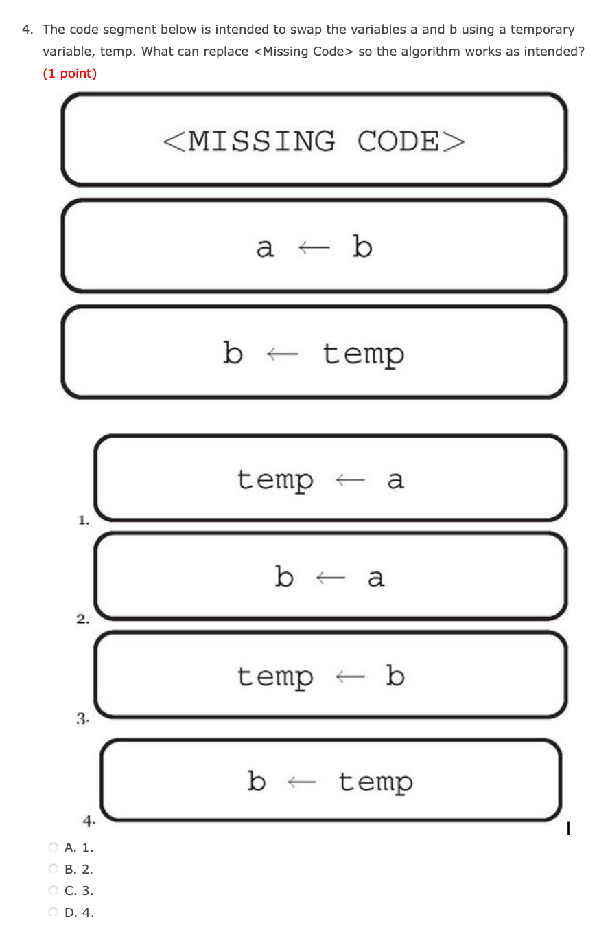 Solved 1 What Is Displayed As A Result Of Executing The