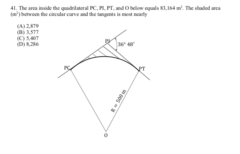 Solved 41·The area inside the quadrilateral PC, PI, PT, and | Chegg.com