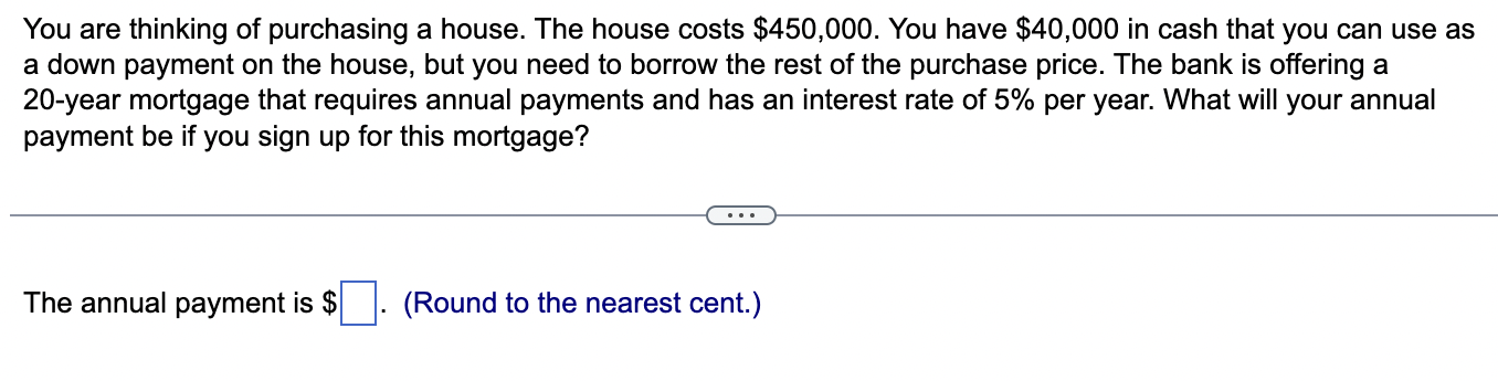 How much down payment deals for 450 000 house