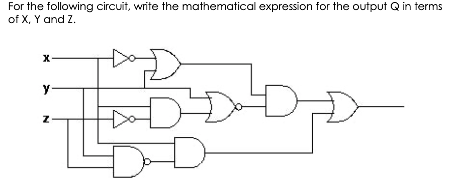 Solved For The Following Circuit, Write The Mathematical 