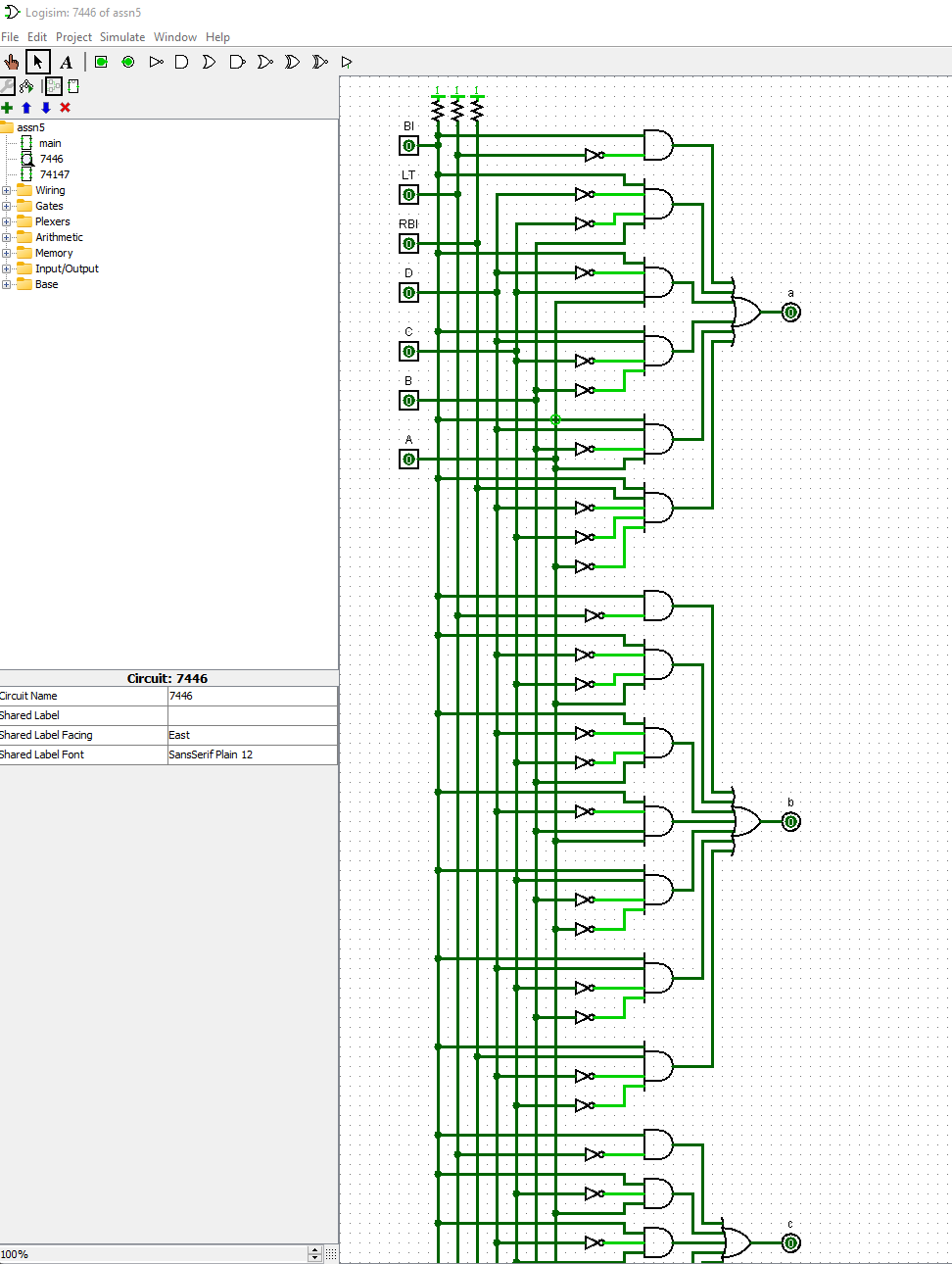 I need to modify this circuit so that when I enter | Chegg.com