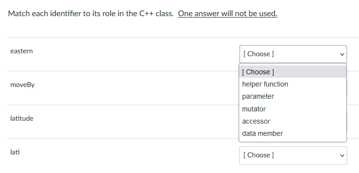 Solved class GlobalPos public: static const double | Chegg.com