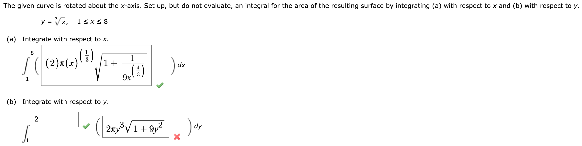 solved-the-given-curve-is-rotated-about-the-x-axis-set-up-chegg