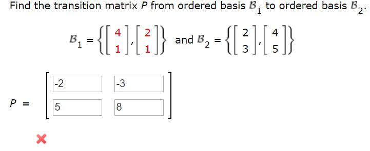 transition matrix calculator