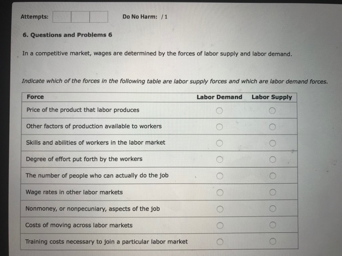 Solved Do No Harm: /1 Attempts: 6. Questions and Problems 6 | Chegg.com