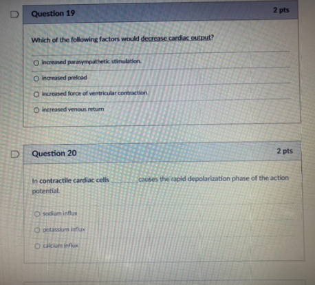 Solved 2 pts Question 19 Which of the following factors | Chegg.com