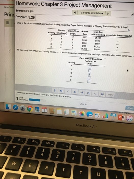 Solved Homework: Chapter 3 Project Management Home / Shud | Chegg.com