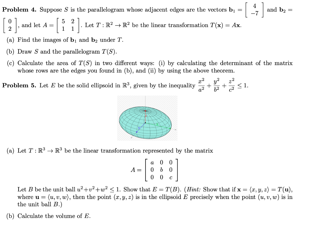 Solved And B2 Problem 4 Suppose S Is The Parallelogram Chegg Com