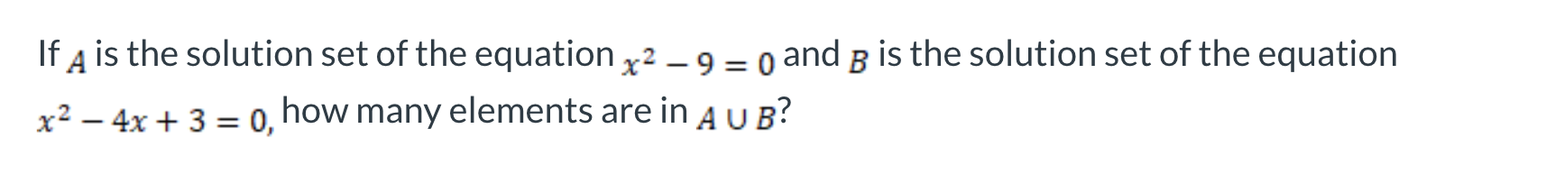 the solution of the equation x 2 0 is
