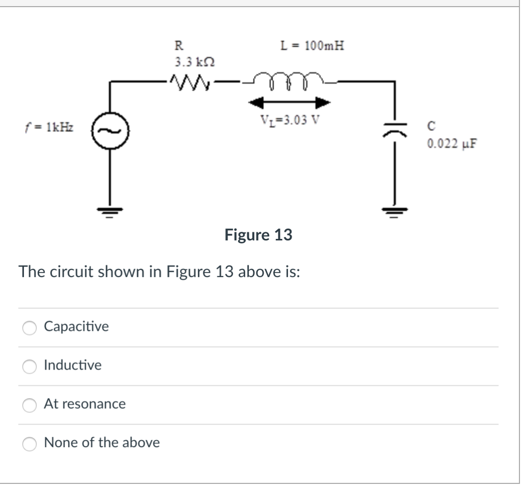 Solved For the circuit shown in Figure 13 below, calculate | Chegg.com